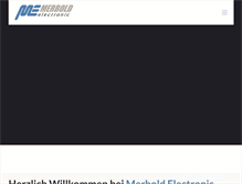 Tablet Screenshot of merbold-electronic.de